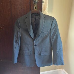 Boys Gray PinStriped Suit Jacket Size 8 Not New
